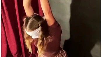 handcuffed,curly-hair,role-play,hardcore,teenager