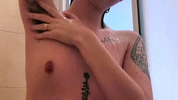 softcore,solo,teen,shower