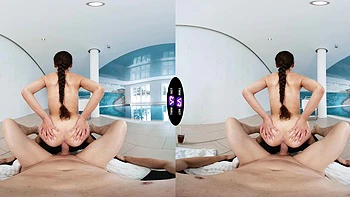 pool,teen,reverse-cowgirl,doggy-style,small-tits