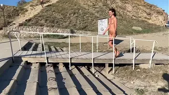 nudist-beach,booty,teens,ricky-public,ass