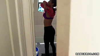 facial,brunette,maid,small-tits,latina