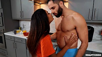 bottomless,small-tits,handjob,finger-in-mouth,t-shirt