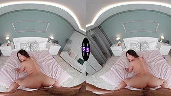 virtual-reality,bed,pov,doggy-style,blowjob