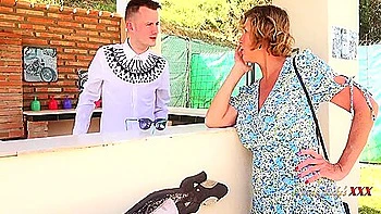 pool,bar,blonde-milf,melons,nature