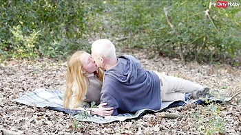 old-guy,amateur,german-amateur,public,red-head